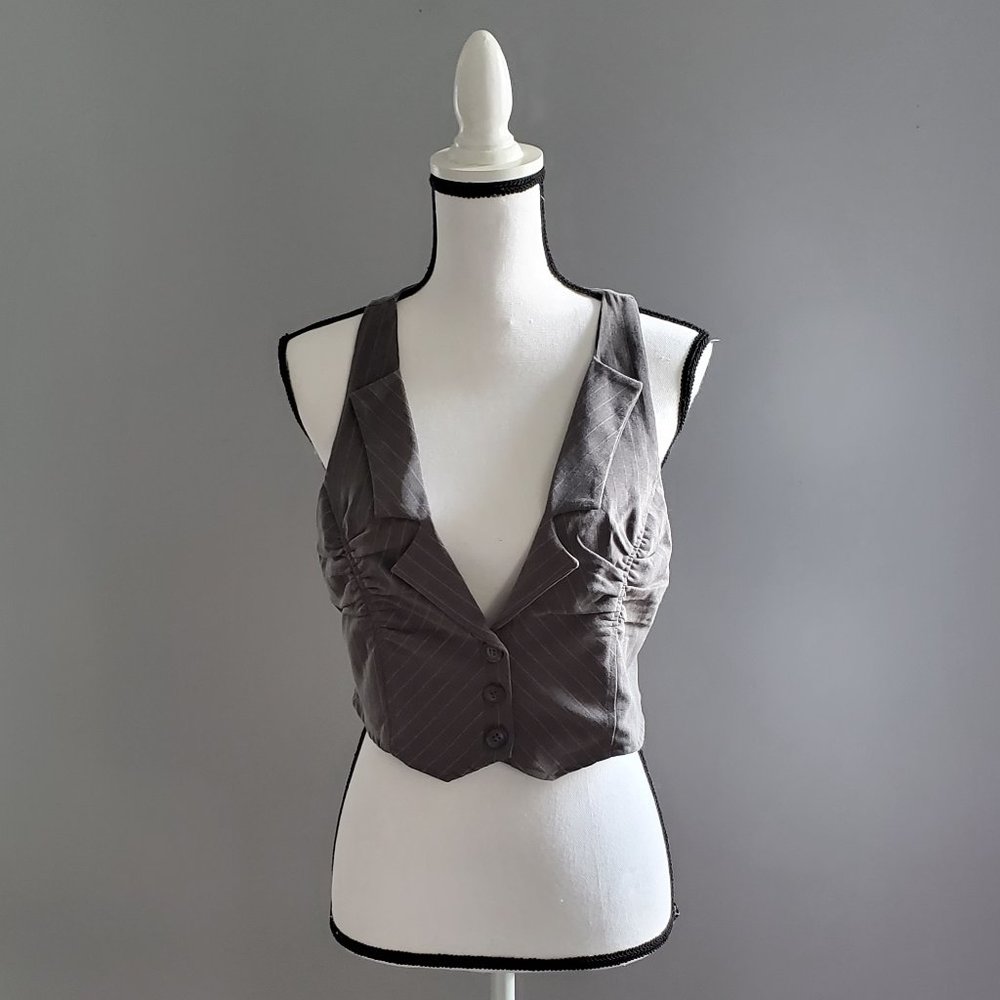 Steve Madden Pin Stripped Vest Size Large